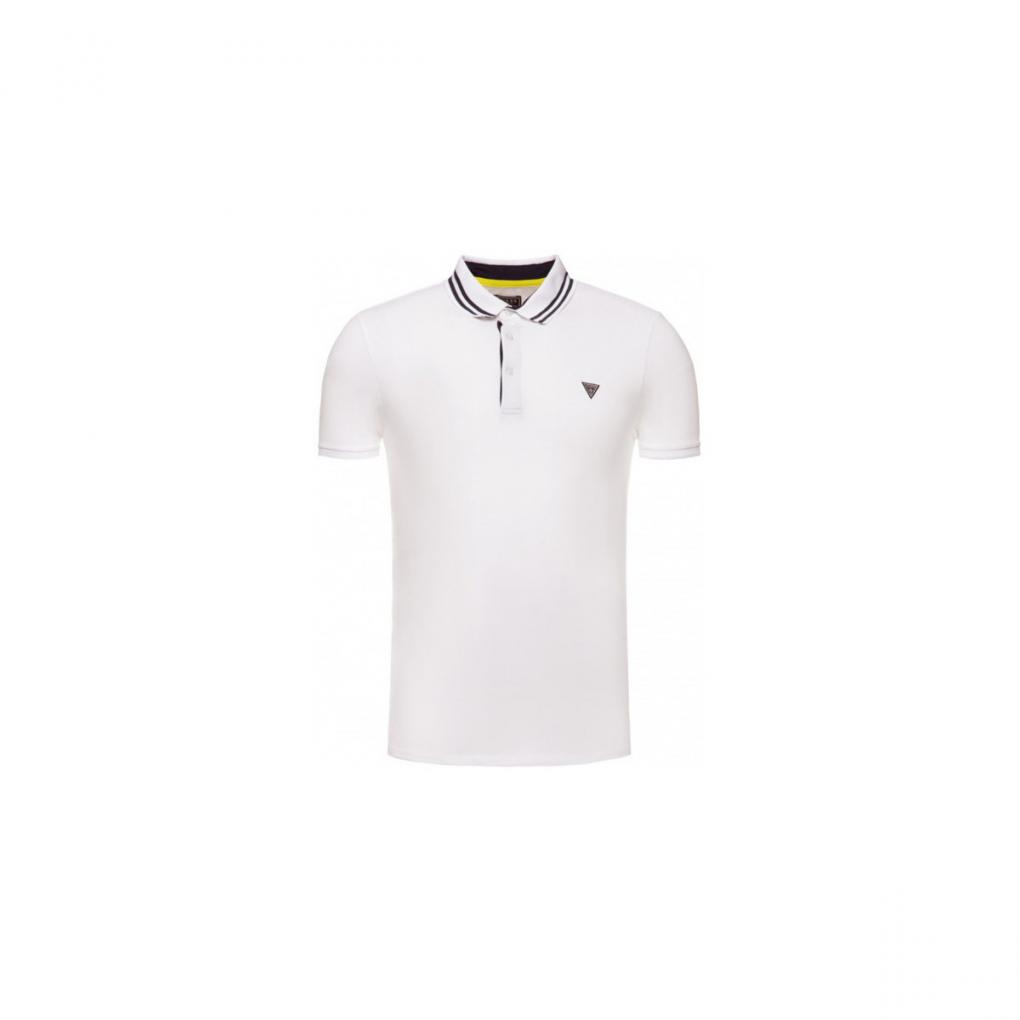 Homme Vêtements Guess Homme Tee-shirts & Polos Guess Homme Polos Guess Homme M Polo GUESS 2 Polos Guess Homme blanc 